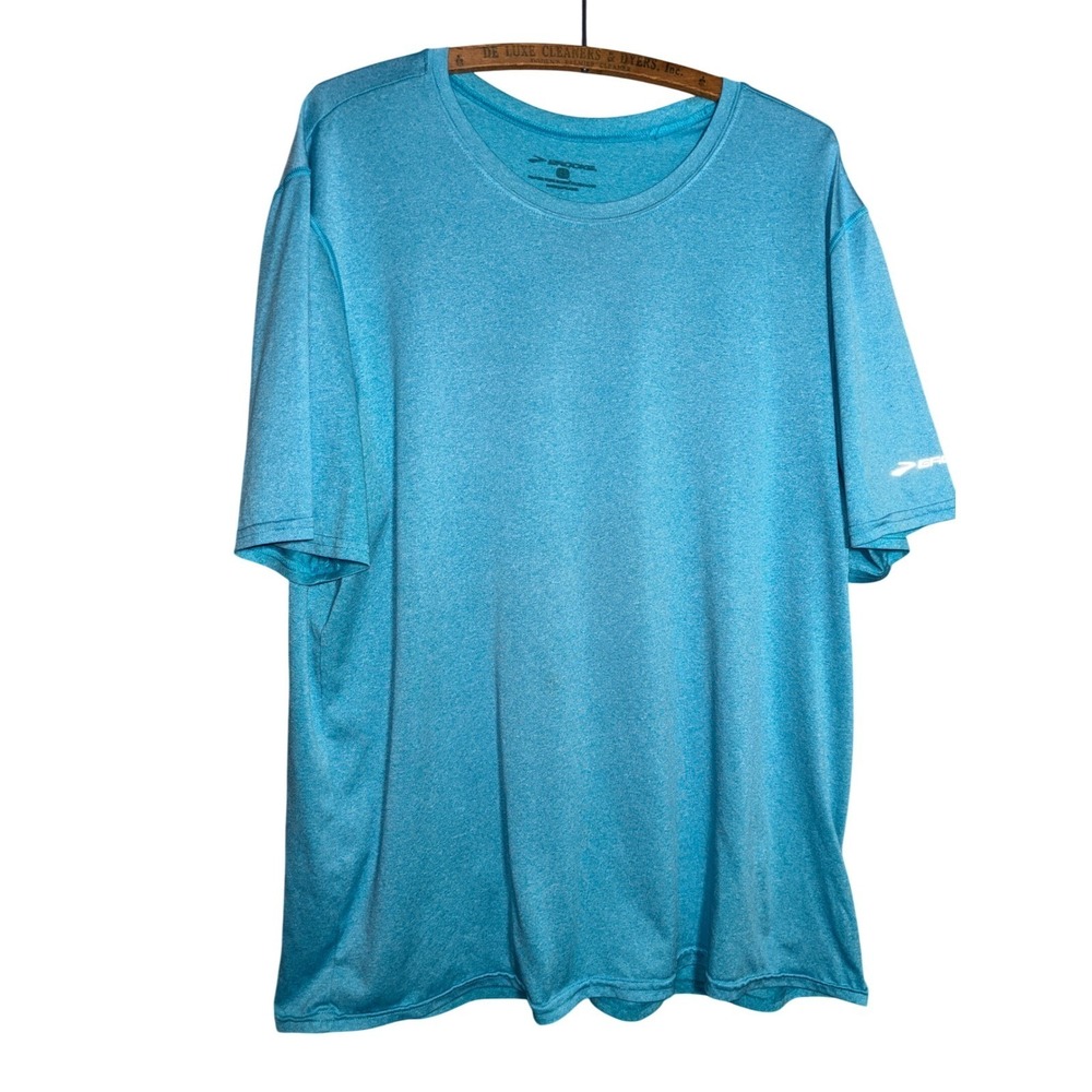 Brooks Mens L Heathered Running Shirt Short Sleeve Athletic Tee